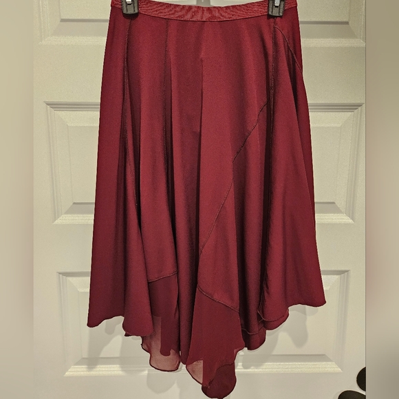 Banana Republic burgundy midi skirt - Picture 1 of 3